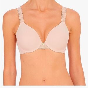 2 x Natori Double Lace Trim Bras 34D